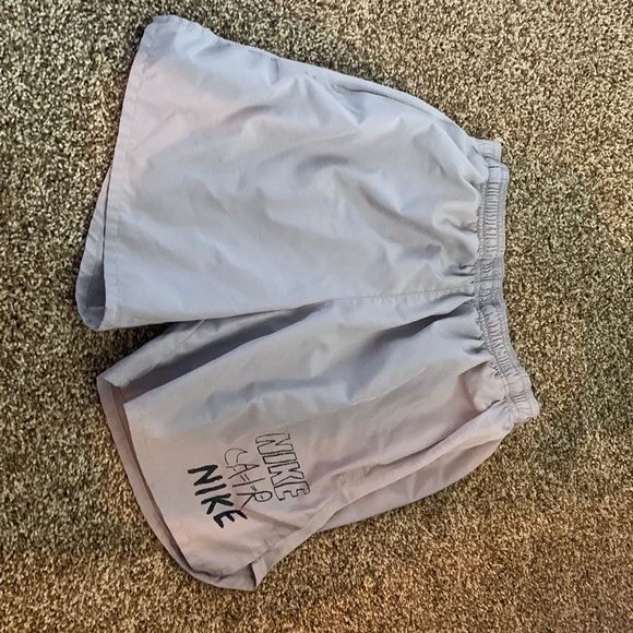 Nike gym shirt. 6 inch inseam. Light silky material. Medium. Lined - Picture 1 of 3